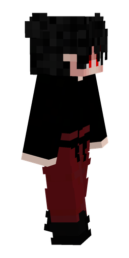 Black skin: body, right side render