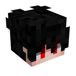 Black skin: head render