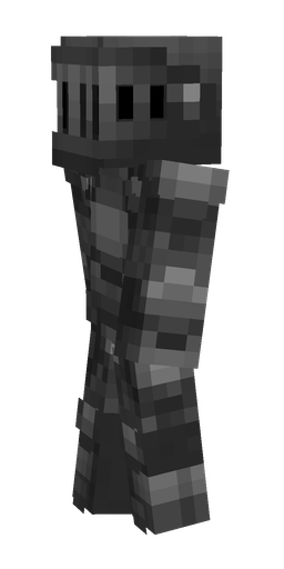 Black skin: body, left side render