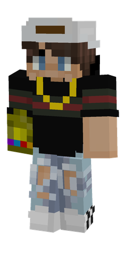 Black skin: body, front render