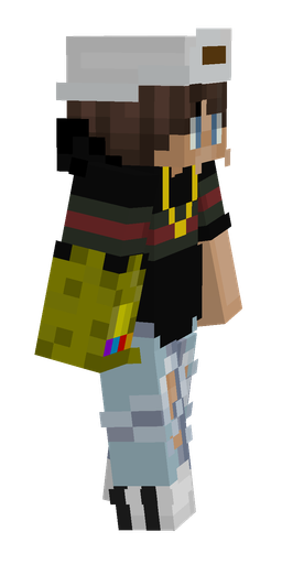 Black skin: body, right side render
