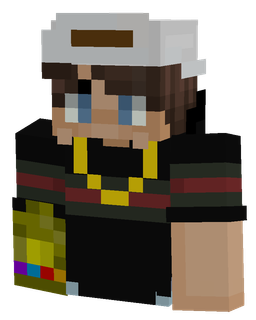 Black skin: bust render