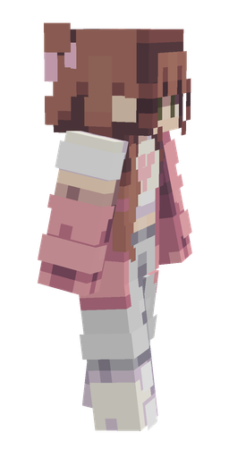 Pink skin: body, right side render