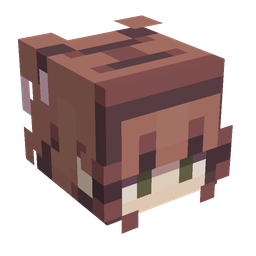 Pink skin: head render