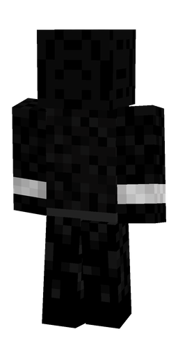 Black skin: body, back render
