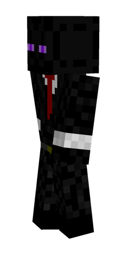 Black skin: body, left side render