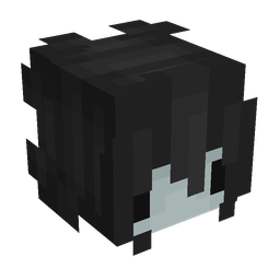 Black skin: head render