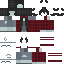 Black skin: raw texture render