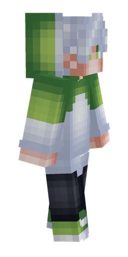 Blue skin: body, right side render