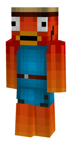 Black skin: body, front render
