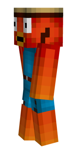 Black skin: body, left side render
