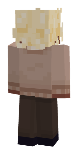 Brown skin: body, back render