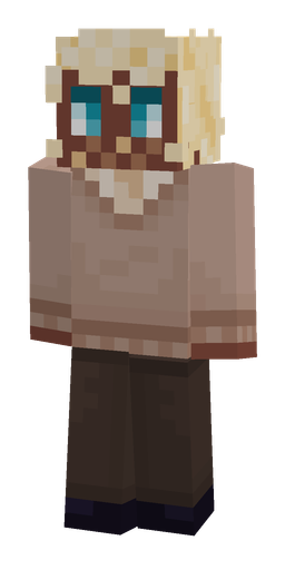 Brown skin: body, front render