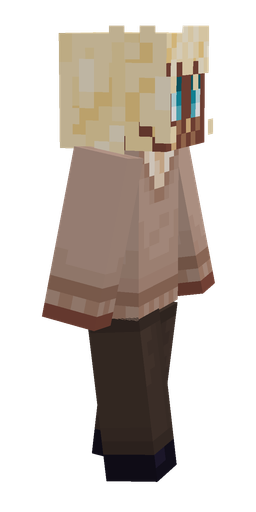 Brown skin: body, right side render