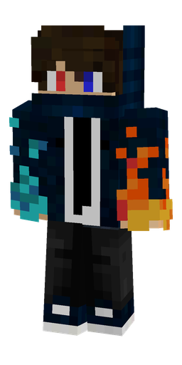 Black skin: body, front render