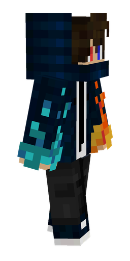 Black skin: body, right side render