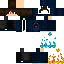 Black skin: raw texture render