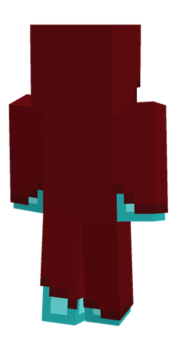 Blue skin: body, back render