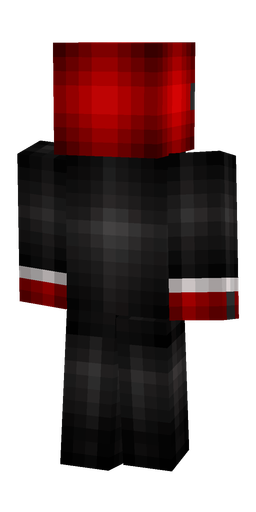 Black skin: body, back render