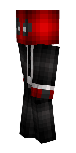 Black skin: body, left side render