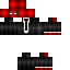 Black skin: raw texture render