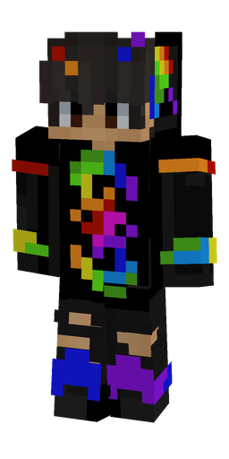 Black skin: body, front render