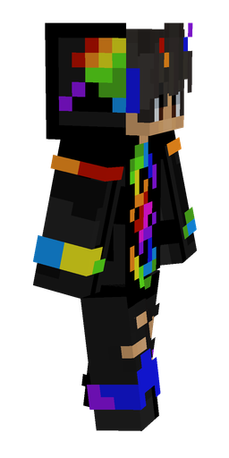 Black skin: body, right side render