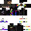 Black skin: raw texture render