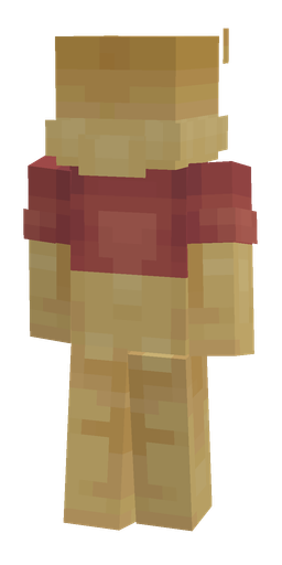 Orange skin: body, back render