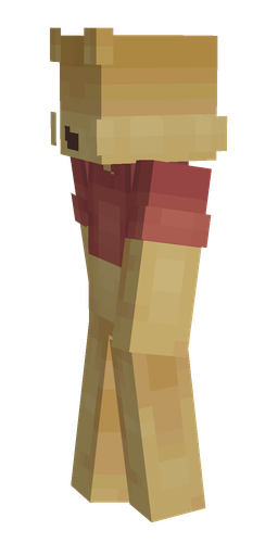 Orange skin: body, left side render