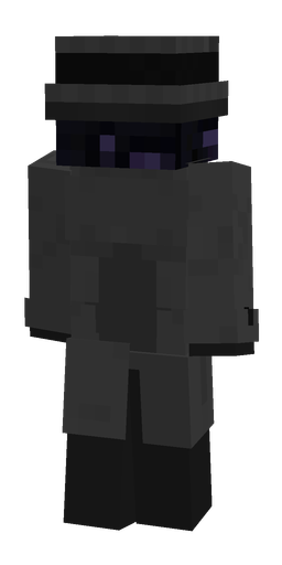 Black skin: body, back render