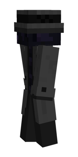 Black skin: body, left side render