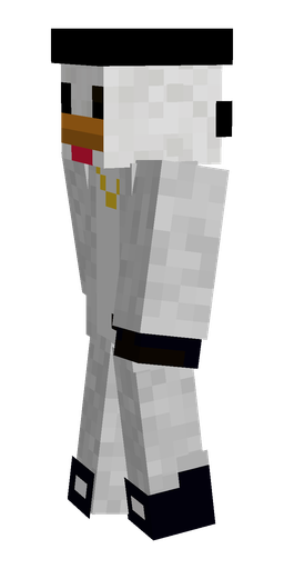 Black skin: body, left side render