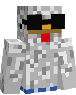 Blue skin: bust render