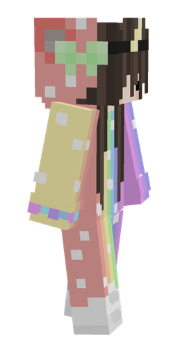 Brown skin: body, right side render