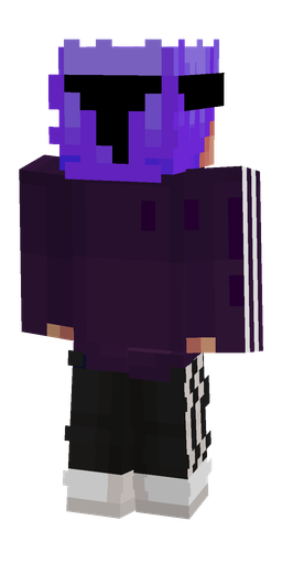 Black skin: body, back render