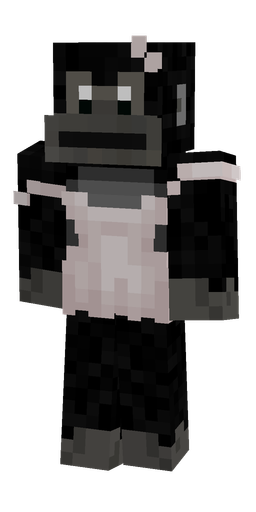 Black skin: body, front render