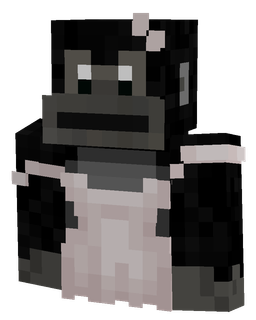 Black skin: bust render