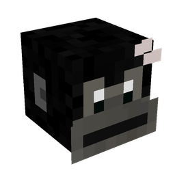 Black skin: head render