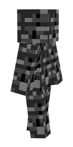 Black skin: body, right side render