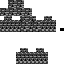 Black skin: raw texture render