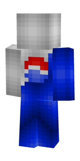 Blue skin: body, front render