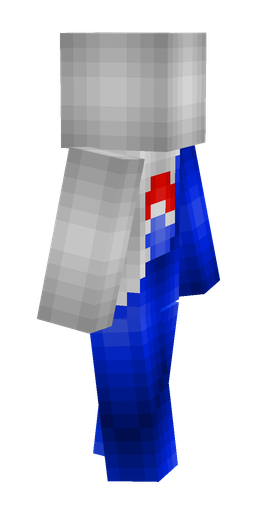 Blue skin: body, right side render
