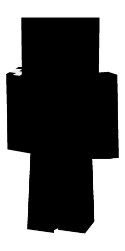 Black skin: body, back render