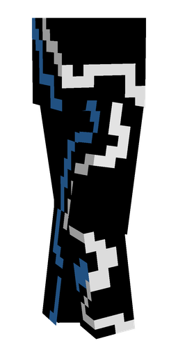 Black skin: body, left side render