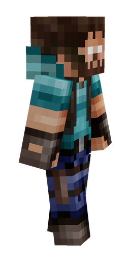 Black skin: body, right side render