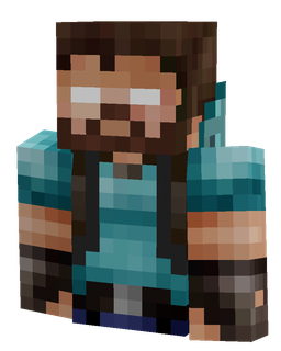 Black skin: bust render