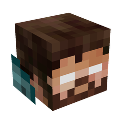 Black skin: head render