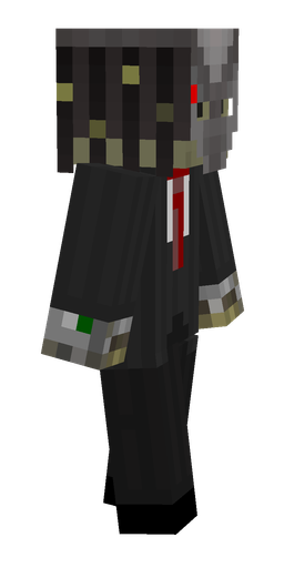 Black skin: body, right side render