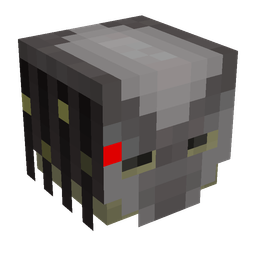 Black skin: head render